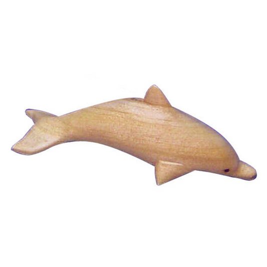 Holz-Delphin als Handschmeichler